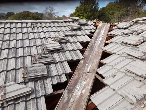 Roof valley replacement cement