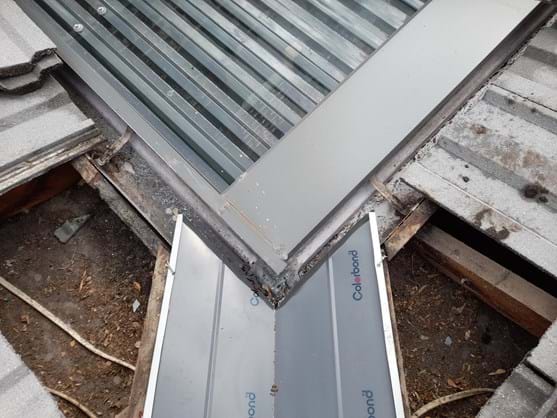 Roof valley replacement