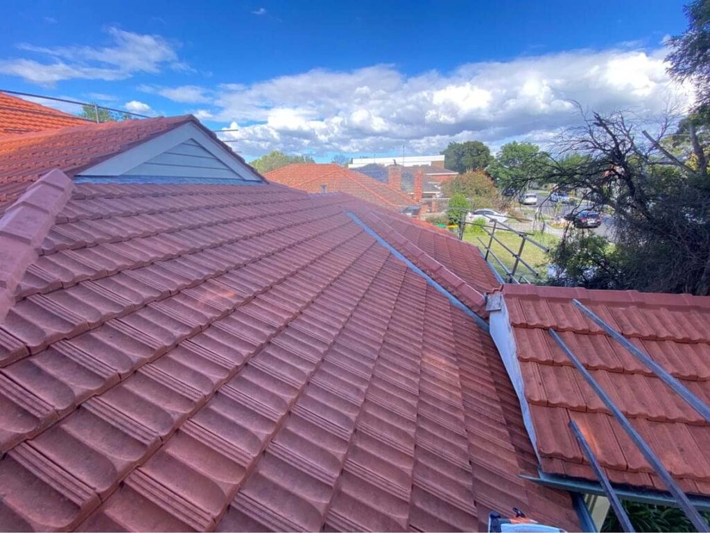 Terracotta roof restoration project photo in Blackburn South