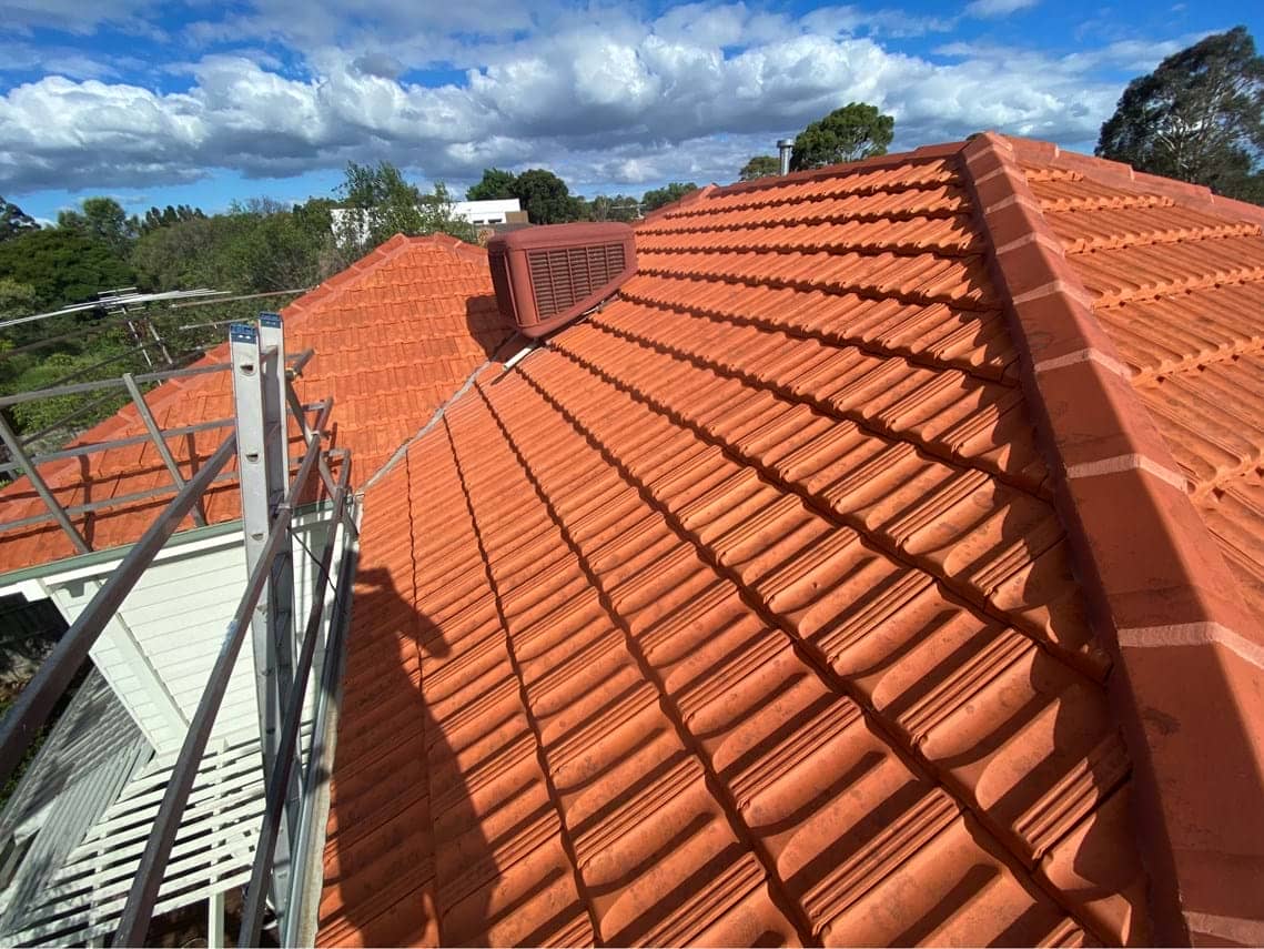 Terracotta roof restoration project photo in Blackburn South
