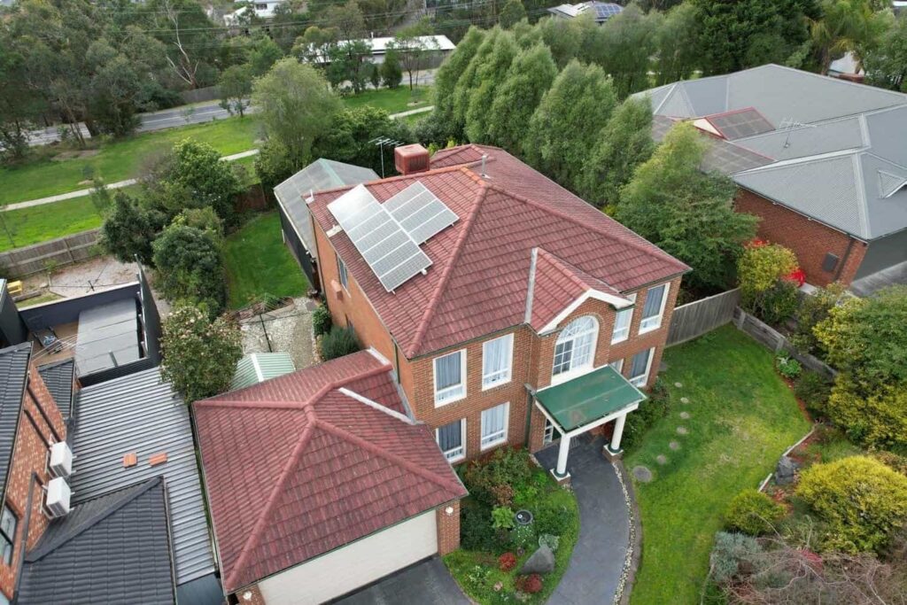 Roof restoration project photo in Lilydale
