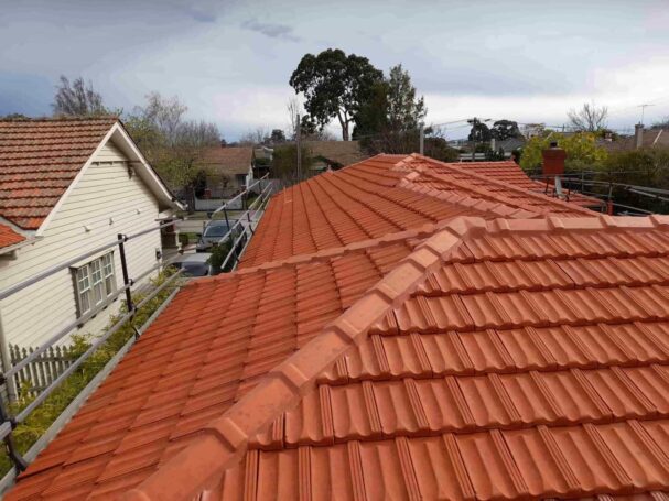 Terracotta roof restoration project photo in Malvern East