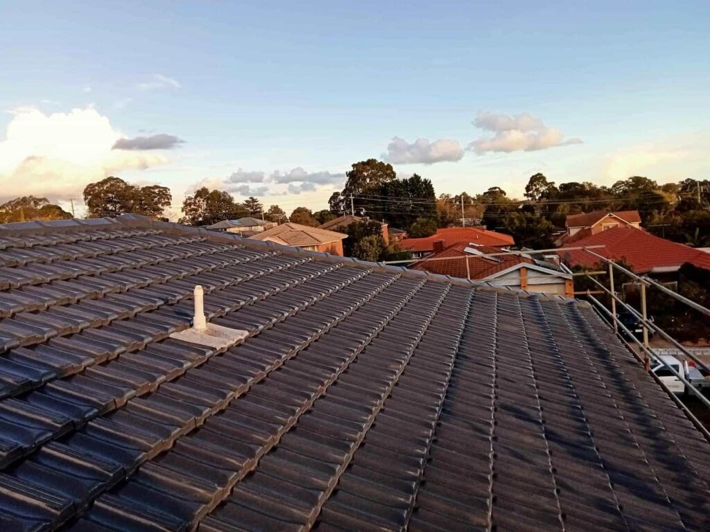 Terracotta roof restoration project photo in Mitcham