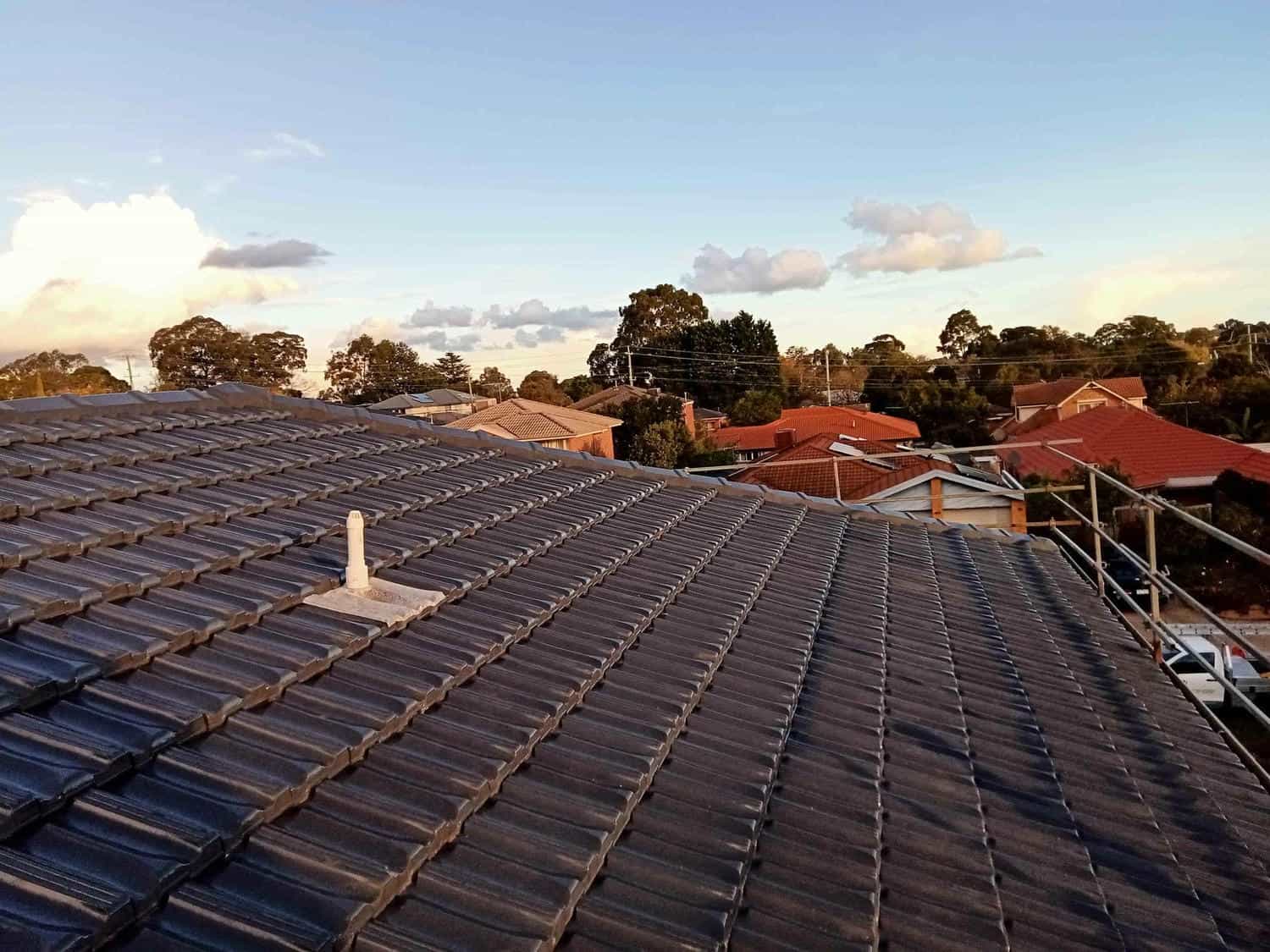 Terracotta roof restoration project photo in Mitcham
