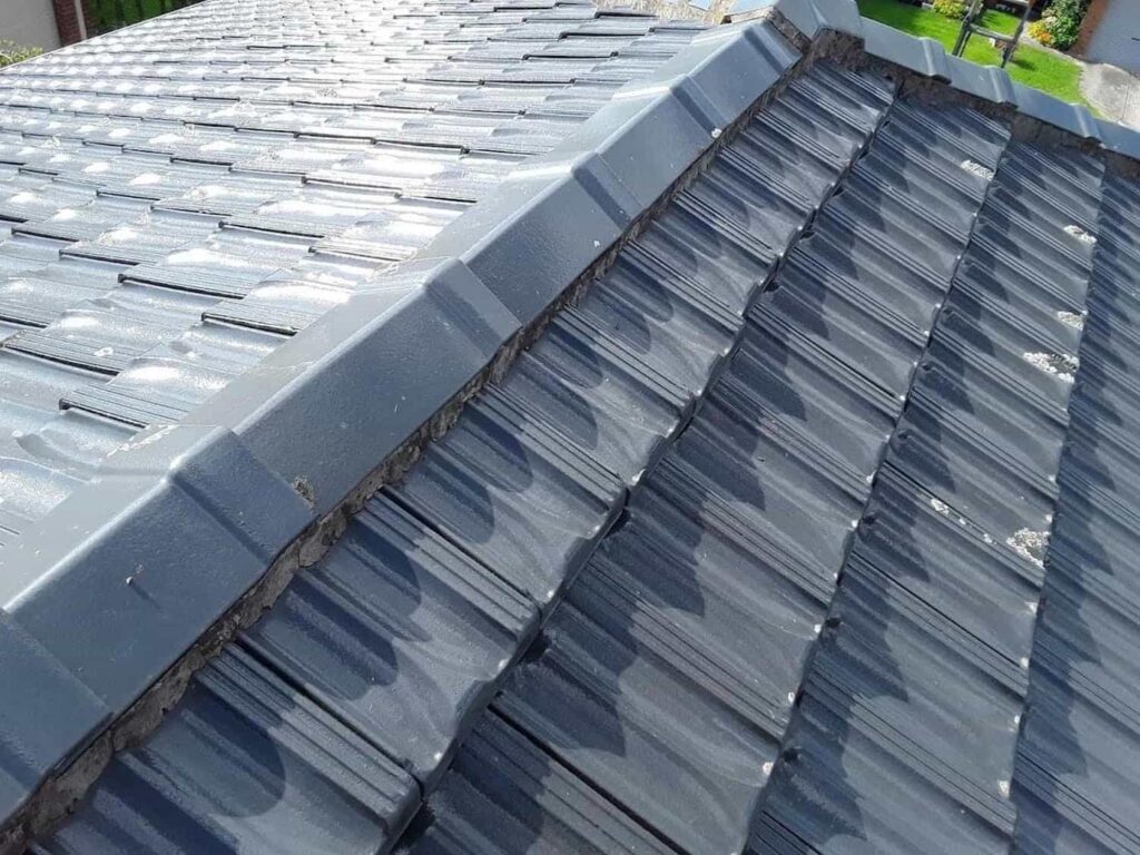 Terracotta roof restoration project photo in Mitcham