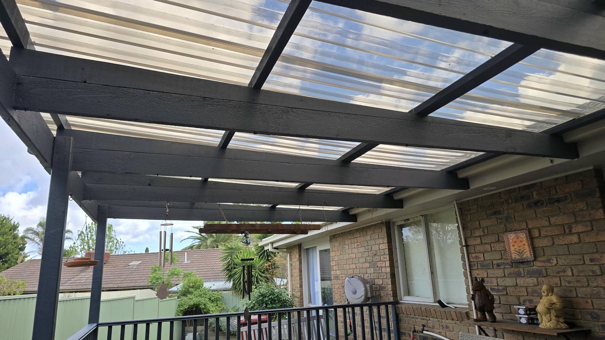 Polycarbonate roofing project photo in Berwick