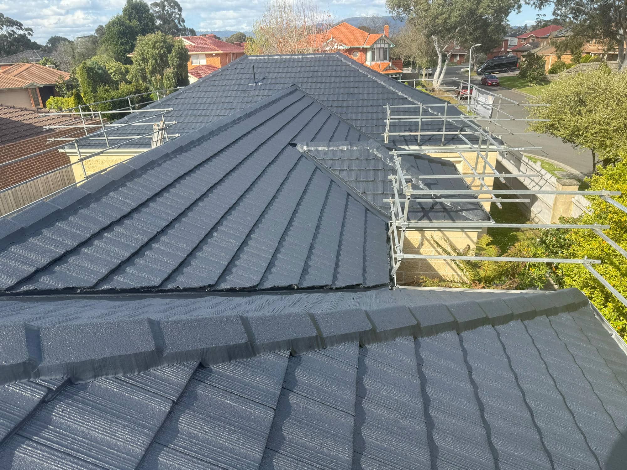 Roof restoration project photo in Wantirna South