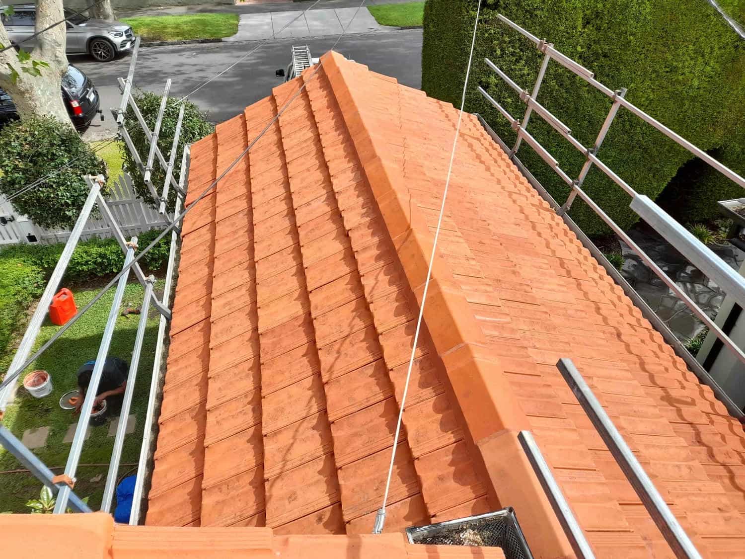 Terracotta roof restoration project photo in Kilda East