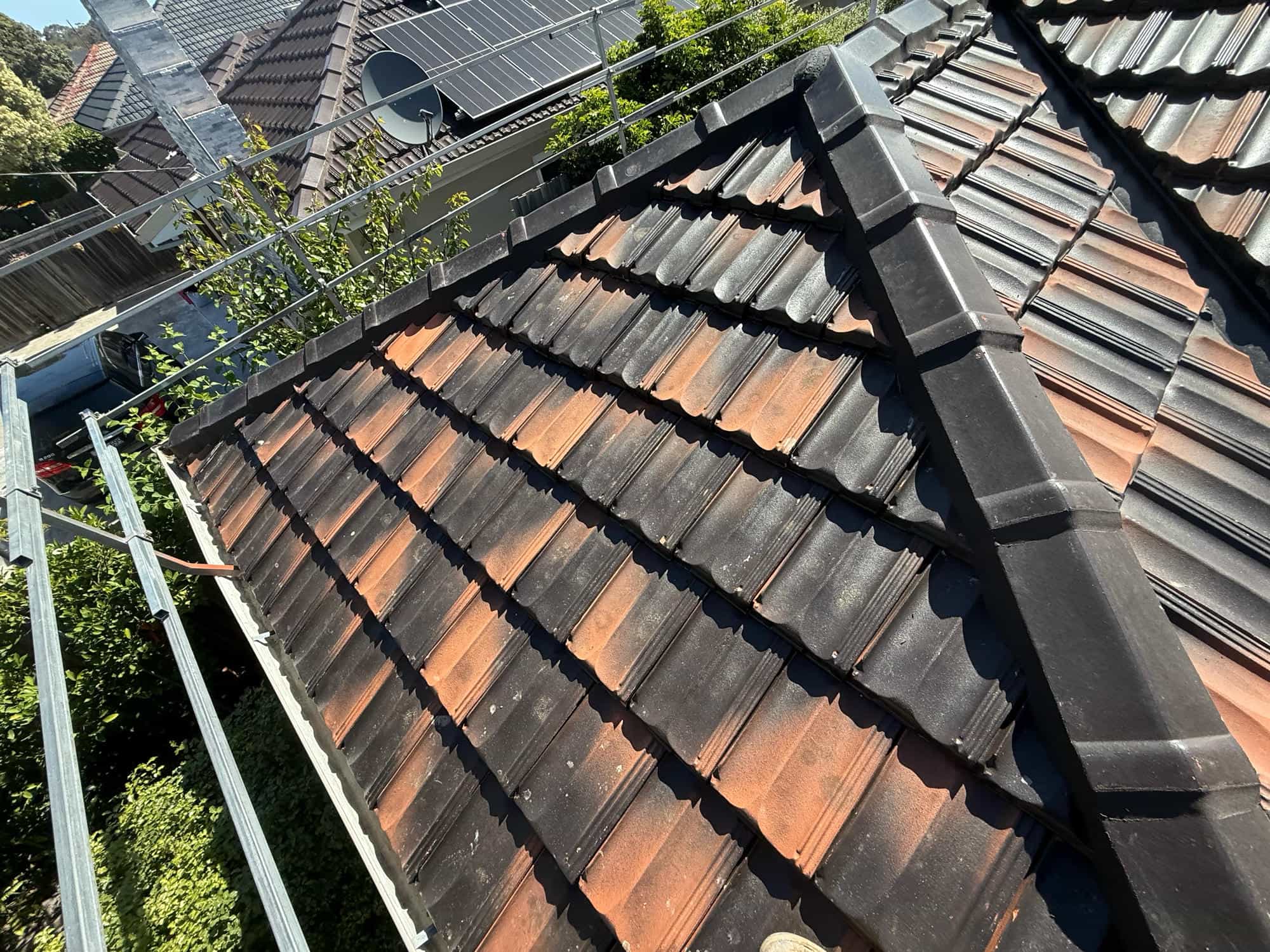 Terracotta roof restoration in Oakleigh — photo 3