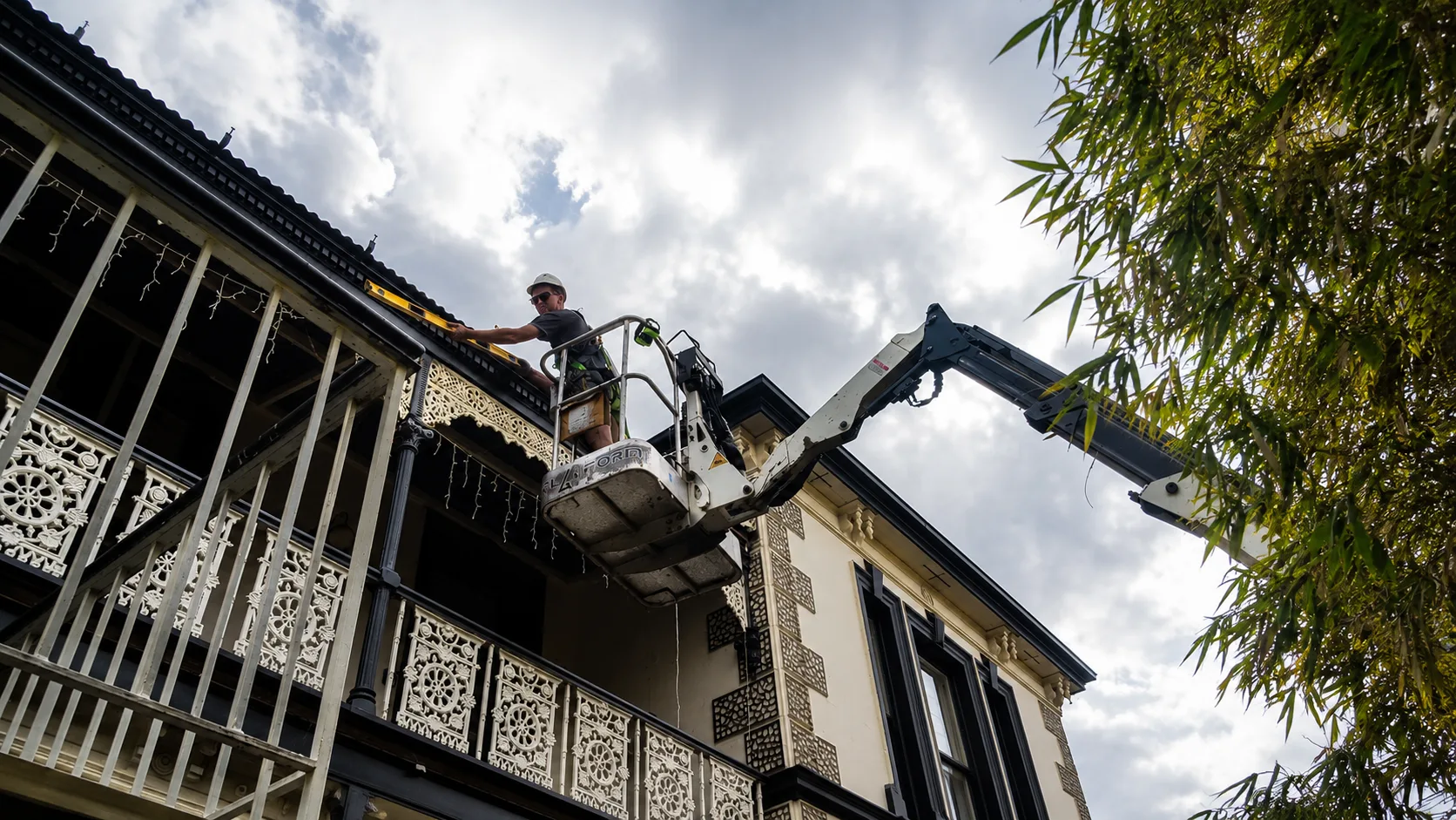 Roof Guard roofer at work